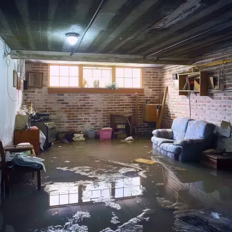 Flooded Basement Cleanup in North English, IA